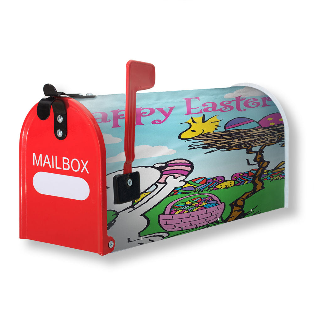Snoopy Peanuts Easter Magnetic Mailbox Cover - 18.0" x 21.0"