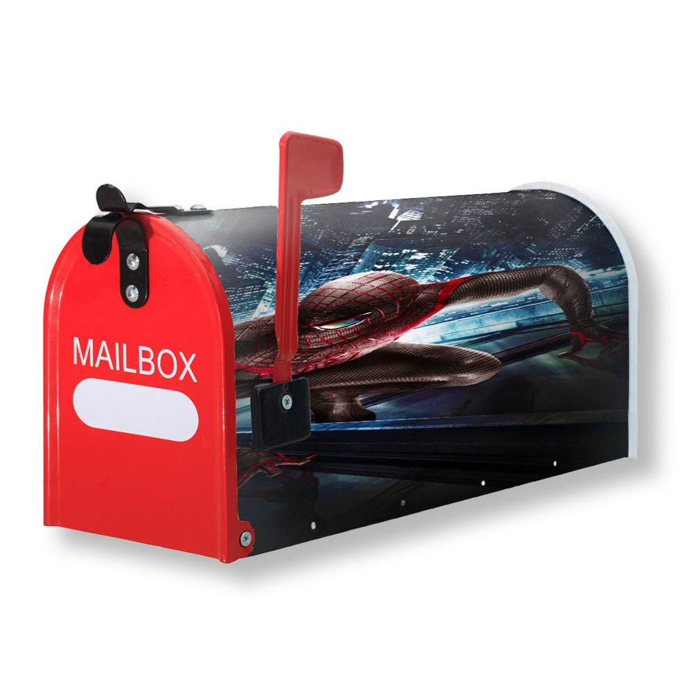 Spider Man Dark Red Magnetic Mailbox Cover - 18.0" x 21.0"