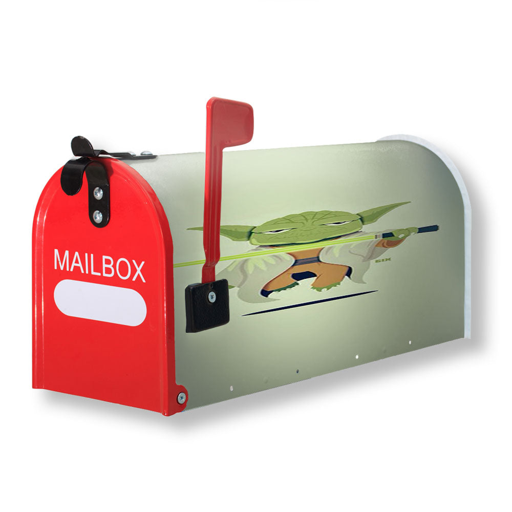 Star Wars Yoda Cartoon Magnetic Mailbox Cover - 18.0" x 21.0"
