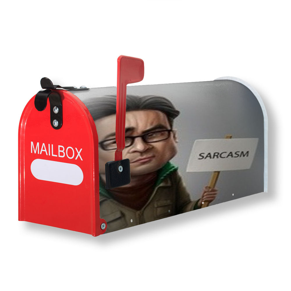 The Big Bang Theory Sarcasm Magnetic Mailbox Cover - 18.0" x 21.0"