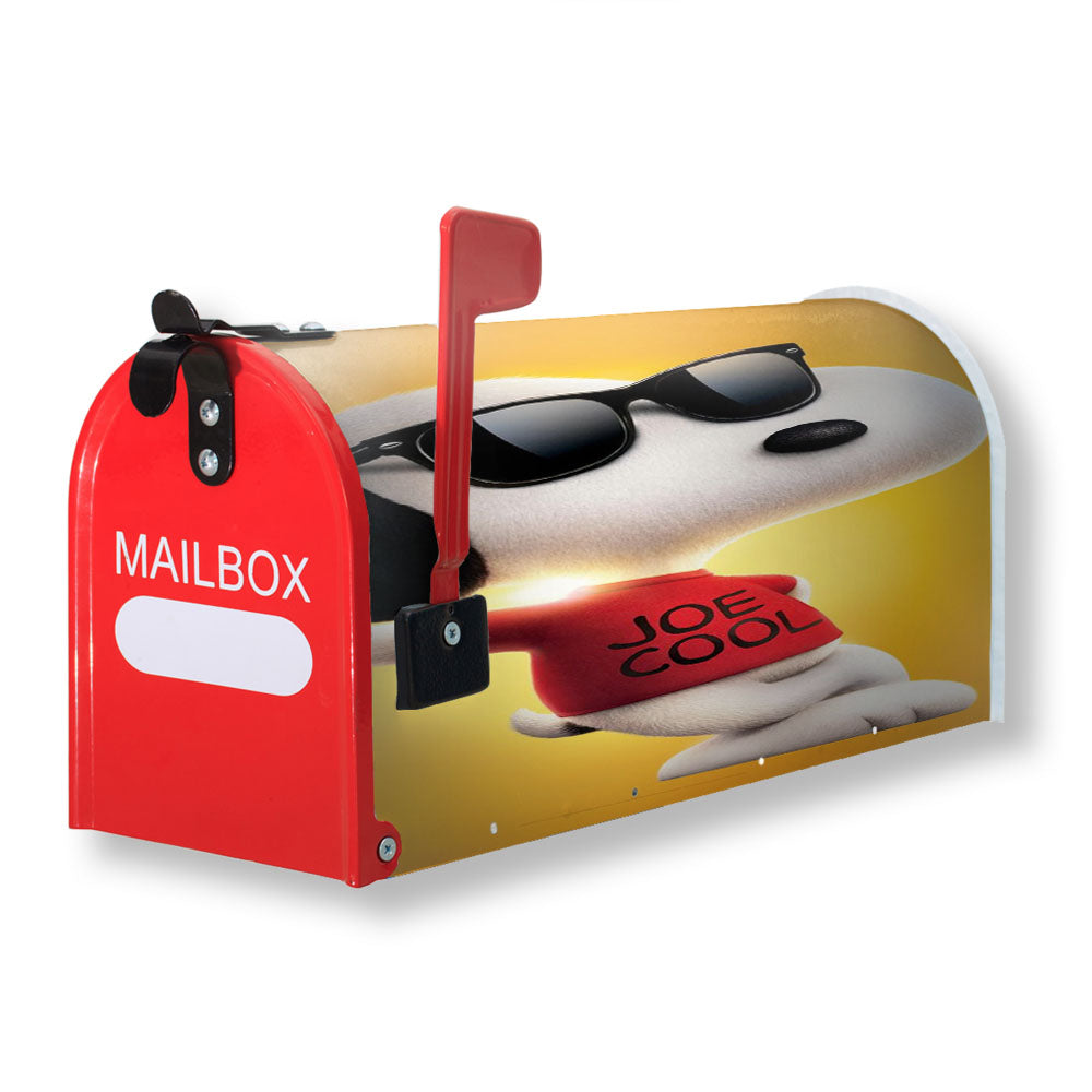 The Peanuts Movie Snoopy Joe Cool Tshirt Magnetic Mailbox Cover - 18.0" x 21.0"