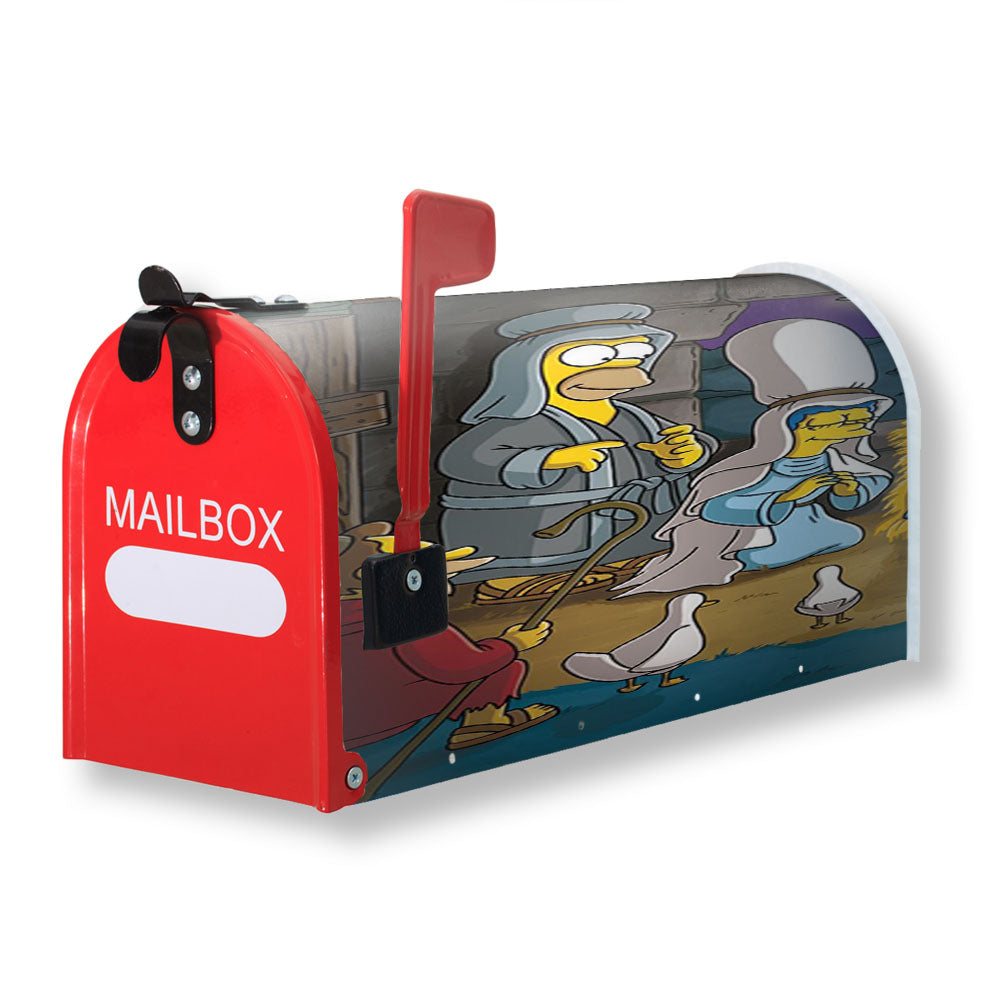 The Simpson Christmas Magnetic Mailbox Cover - 18.0" x 21.0"