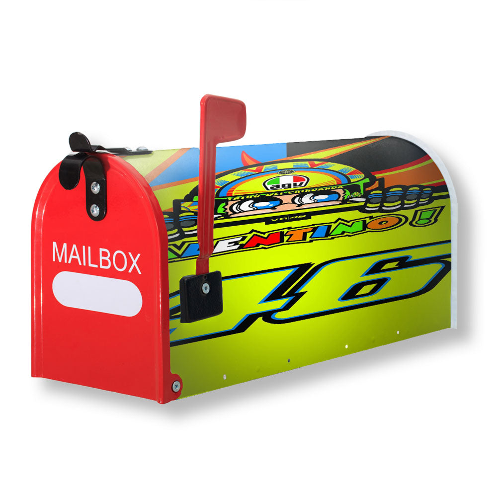 Valentino Rossi 46 Vr46 Magnetic Mailbox Cover - 18.0" x 21.0"