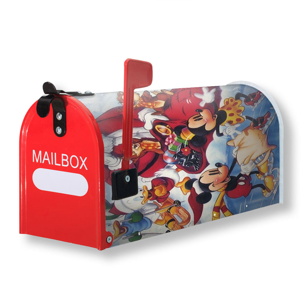 Walt Disney Christmas All Character Design Magnetic Mailbox Cover - 18.0" x 21.0"