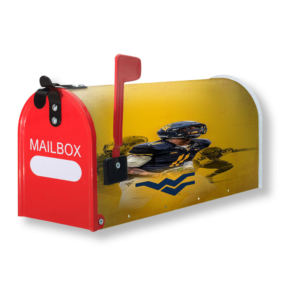 West Virginia Football Team Magnetic Mailbox Cover - 18.0" x 21.0"