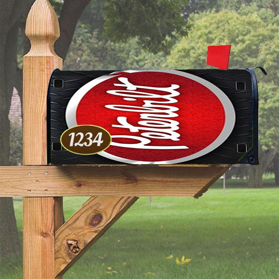 Peterbilt Magnetic Mailbox Cover 18" X 21" Outdoor Decor