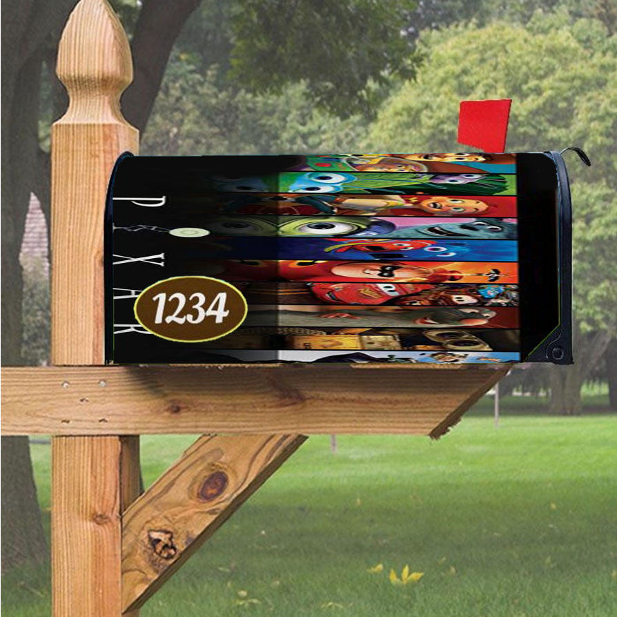 Pixar Studio Movie Disney Animation Magnetic Mailbox Cover 18" X 21" Outdoor Decor