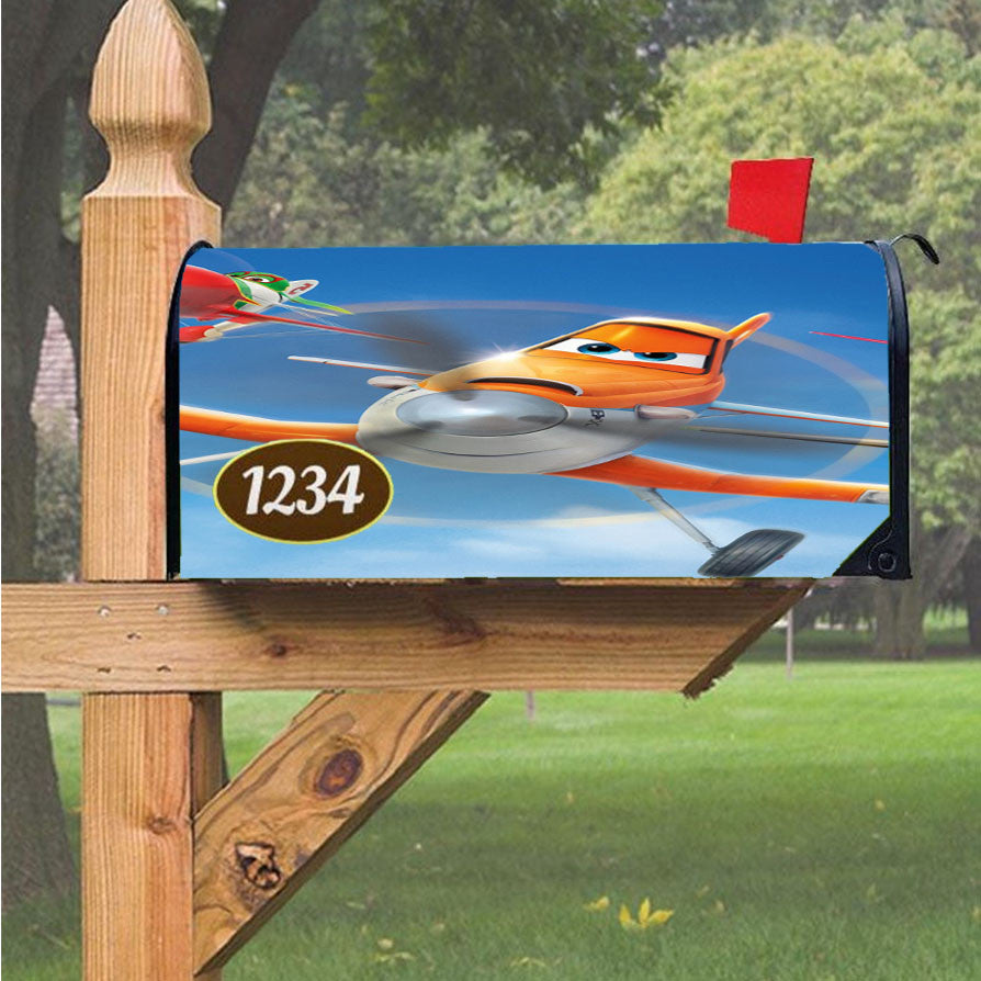 Planes 01 Disn Magnetic Mailbox Cover 18" X 21" Outdoor Decor