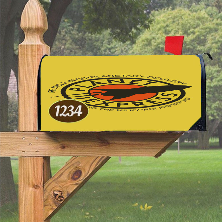 Planet Express Reliable Interplanetary Magnetic Mailbox Cover 18" X 21" Outdoor Decor