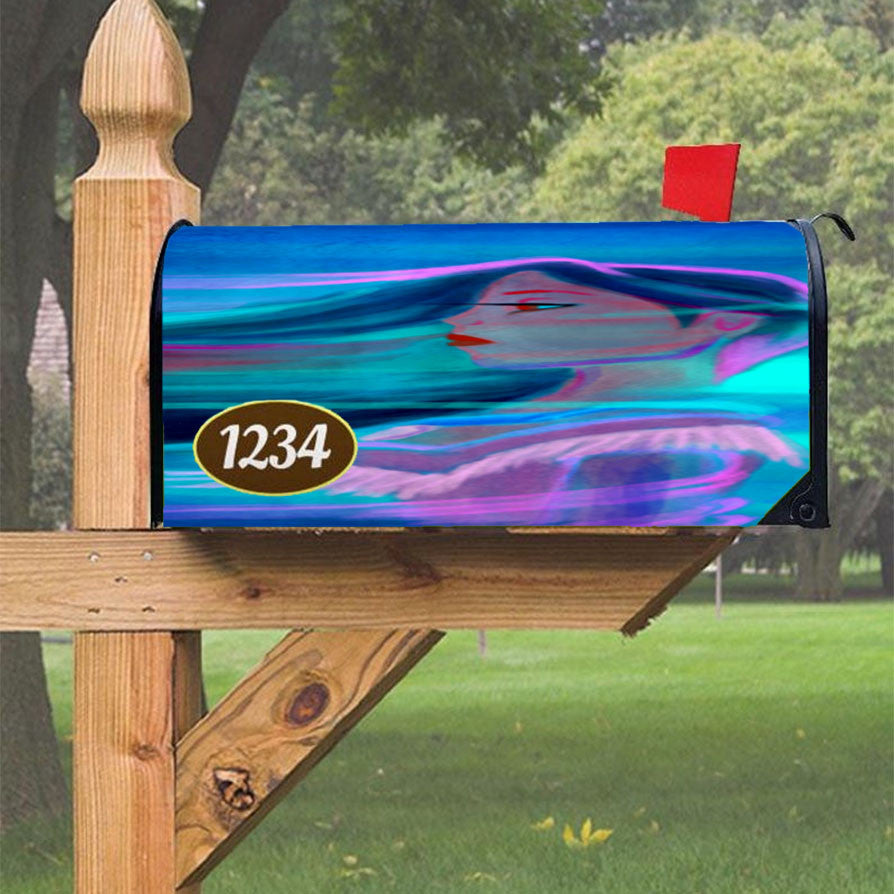 Pocahontas Paint Magnetic Mailbox Cover 18" X 21" Outdoor Decor