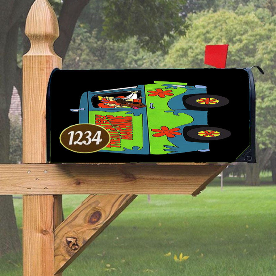 Scooby Doo Butterfly And Flower Magnetic Mailbox Cover 18" X 21" Outdoor Decor