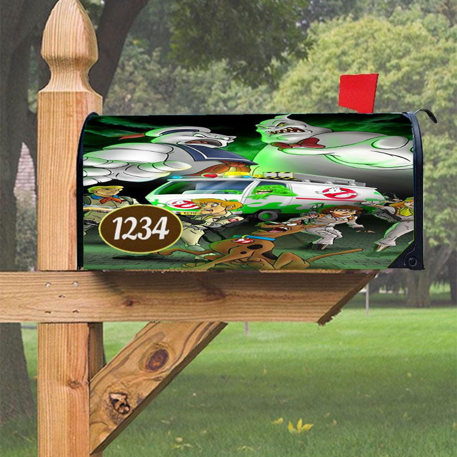 Scooby Doo Gold Fade Magnetic Mailbox Cover 18" X 21" Outdoor Decor