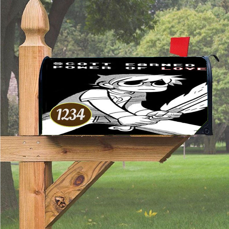 Scott Pilgrim Quotes Magnetic Mailbox Cover 18" X 21" Outdoor Decor