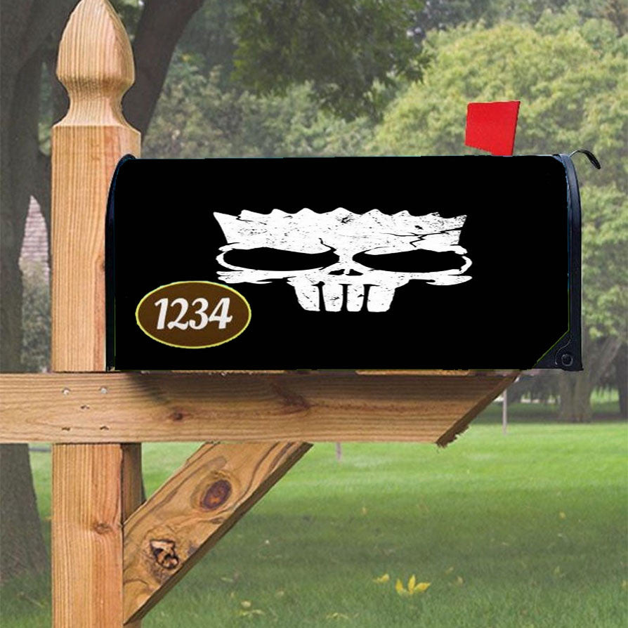 Simpson Punisher Style Magnetic Mailbox Cover 18" X 21" Outdoor Decor