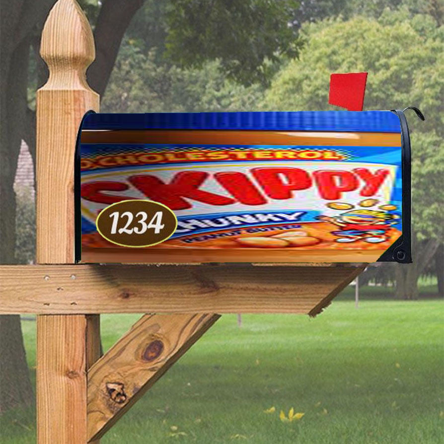 Skippy Peanut Butter Magnetic Mailbox Cover 18" X 21" Outdoor Decor