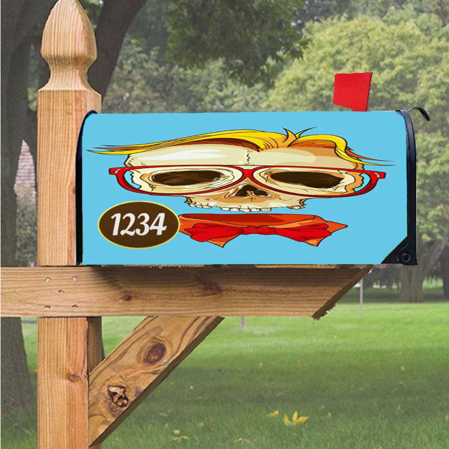 Skull Classy Magnetic Mailbox Cover 18" X 21" Outdoor Decor