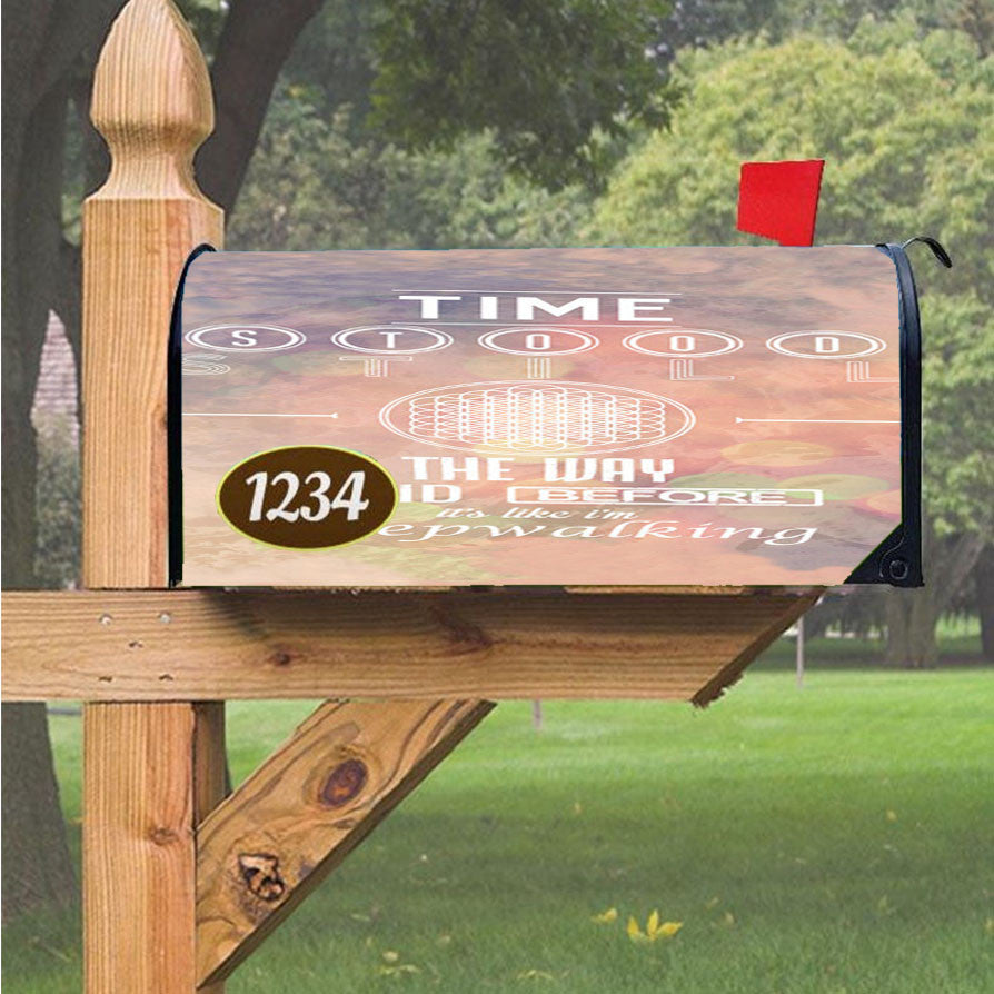 Sleep Walking Lyrics Bmth Sempiternal Album Magnetic Mailbox Cover 18" X 21" Outdoor Decor