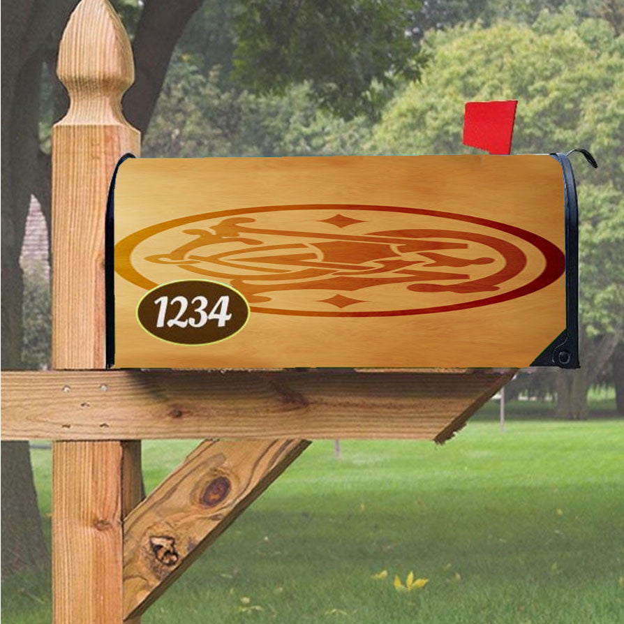 Smith And Wesson Logo Magnetic Mailbox Cover 18" X 21" Outdoor Decor