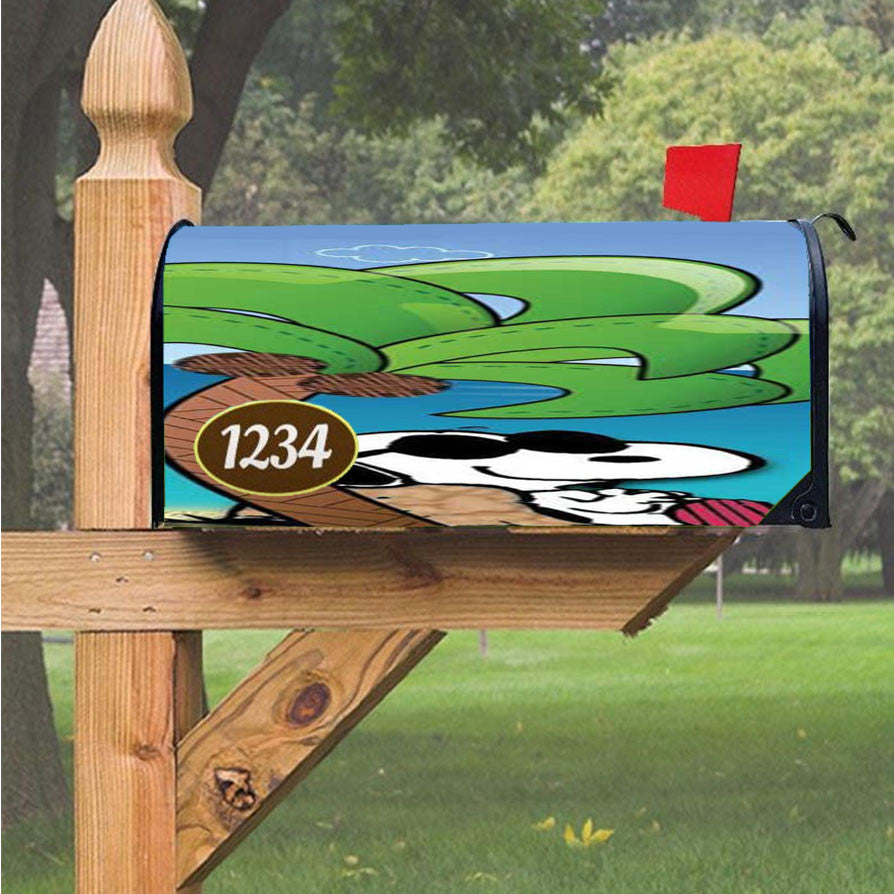 Snoopy Valentine'S Day Heart Magnetic Mailbox Cover 18" X 21" Outdoor Decor