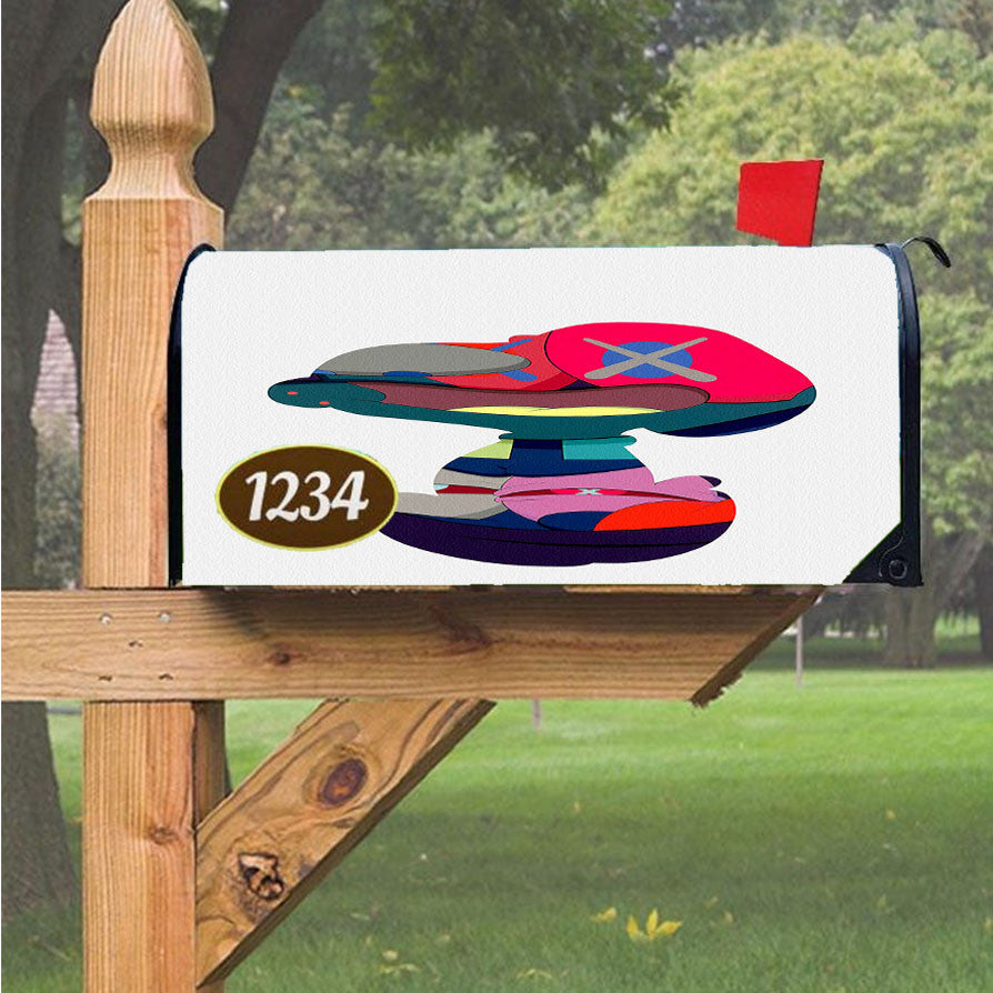 Snoopy'S Winter Clothes Magnetic Mailbox Cover 18" X 21" Outdoor Decor