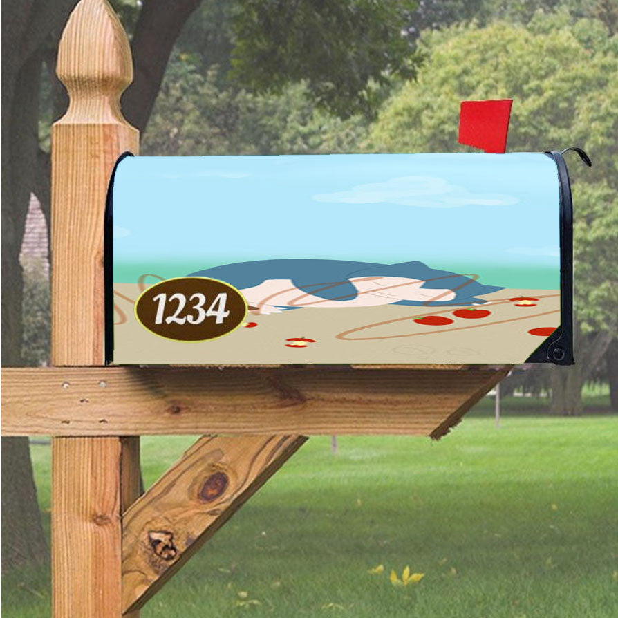 Snorlax Apple Magnetic Mailbox Cover 18" X 21" Outdoor Decor