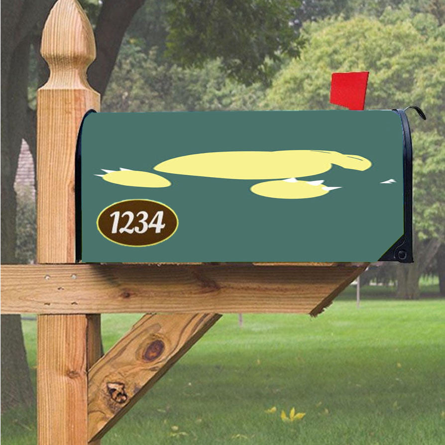 Snorlax Art Magnetic Mailbox Cover 18" X 21" Outdoor Decor