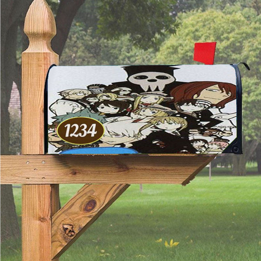 Soul Eater Magnetic Mailbox Cover 18" X 21" Outdoor Decor
