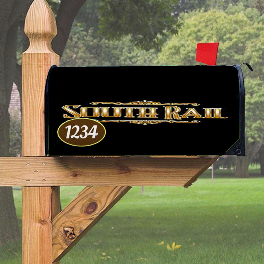 South Rail Magnetic Mailbox Cover 18" X 21" Outdoor Decor