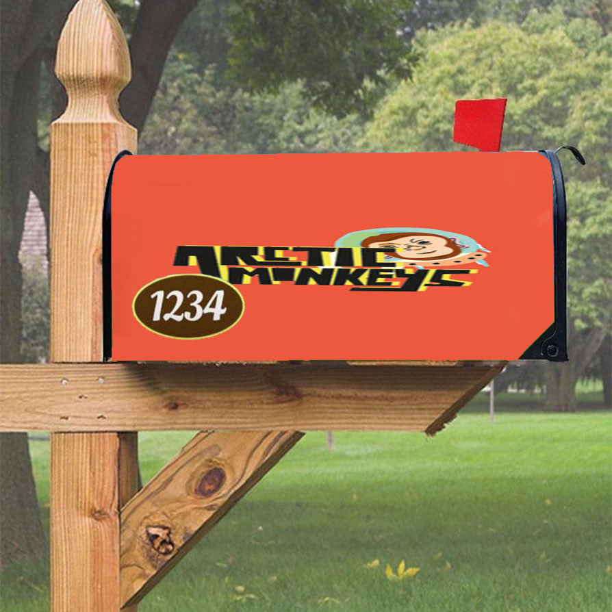 Space Monkey Magnetic Mailbox Cover 18" X 21" Outdoor Decor