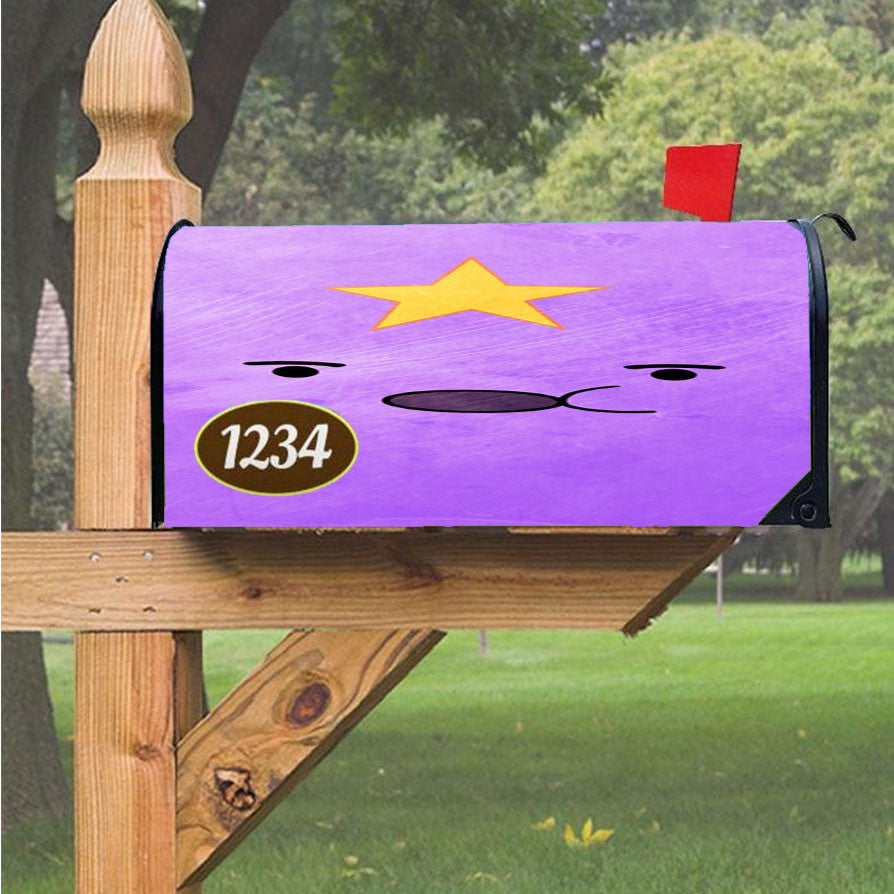Space Princess Magnetic Mailbox Cover 18" X 21" Outdoor Decor