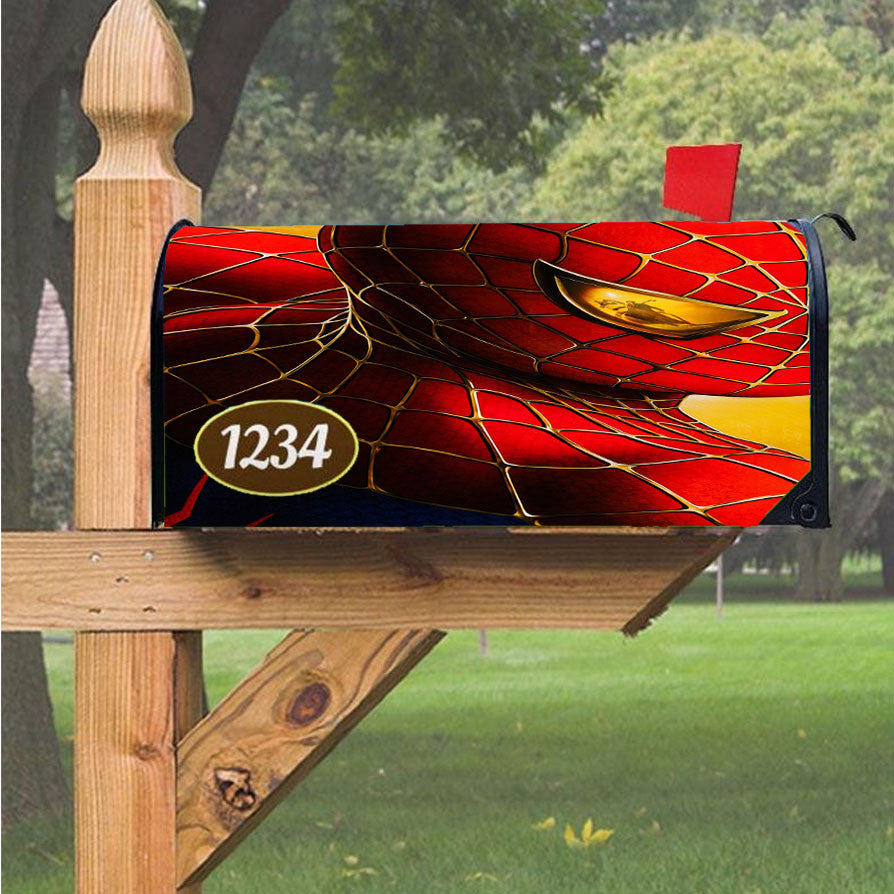 Spider Man Aesthetics Magnetic Mailbox Cover 18" X 21" Outdoor Decor
