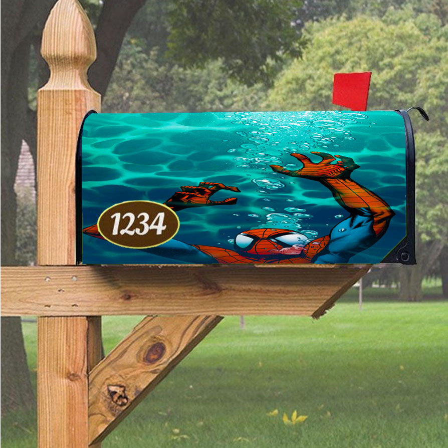 Spider Man Far From Magnetic Mailbox Cover 18" X 21" Outdoor Decor