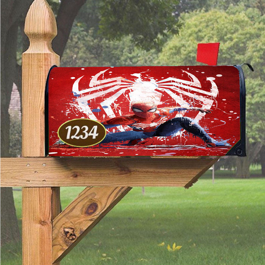 Spider Man Rage Magnetic Mailbox Cover 18" X 21" Outdoor Decor
