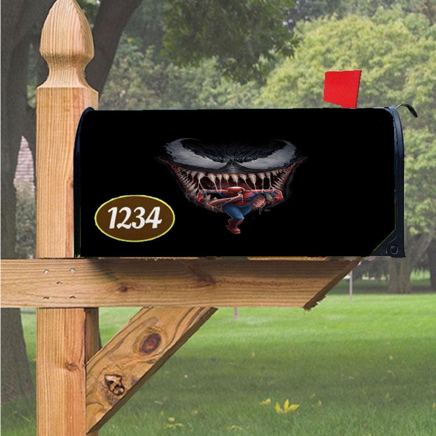 Spider Man Web Action Magnetic Mailbox Cover 18" X 21" Outdoor Decor