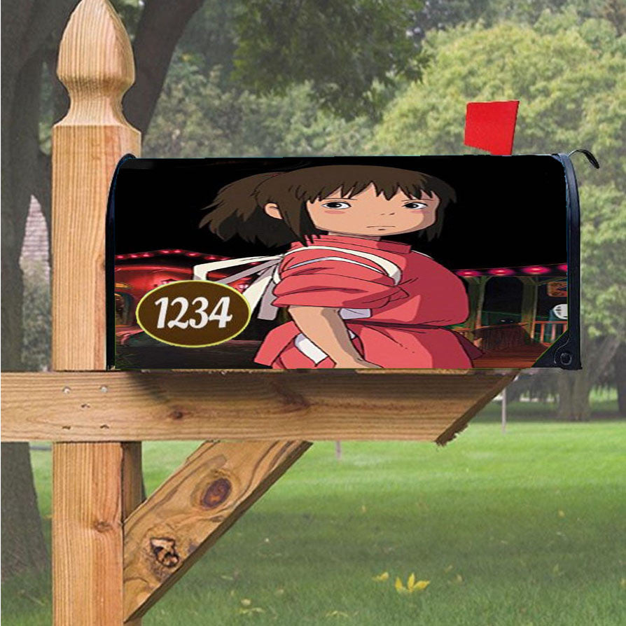 Spirited Away Anime Magnetic Mailbox Cover 18" X 21" Outdoor Decor