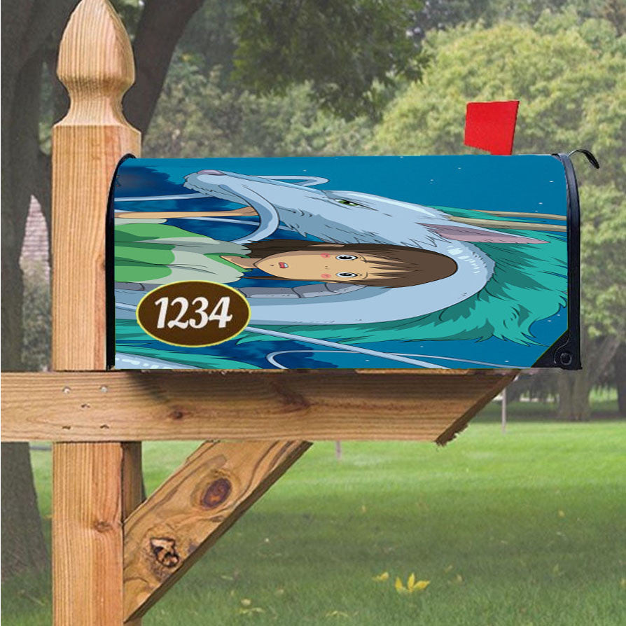 Spirited Away Spirit Magnetic Mailbox Cover 18" X 21" Outdoor Decor