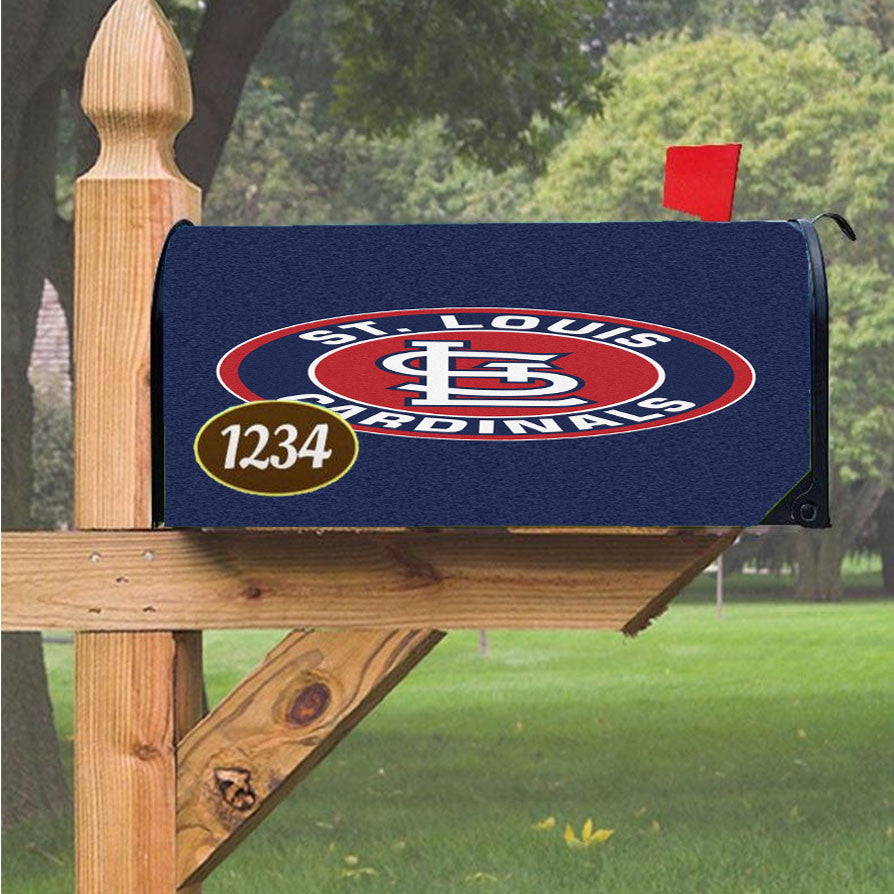 St Louis Cardinals Stadium Magnetic Mailbox Cover 18" X 21" Outdoor Decor
