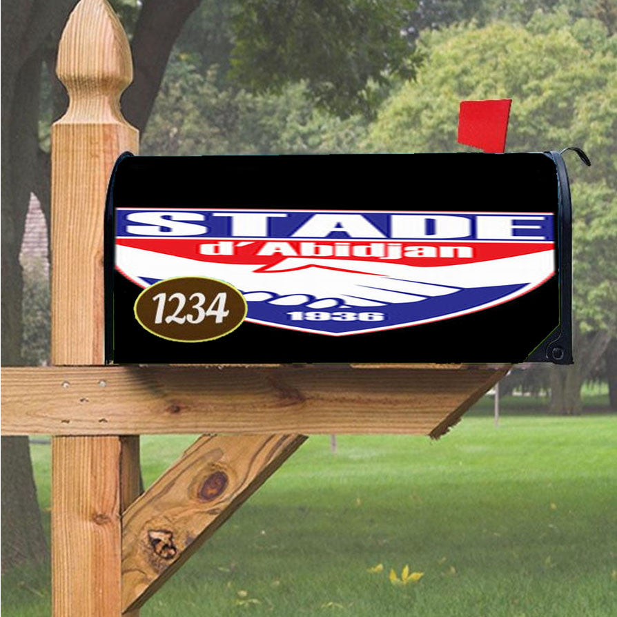 Stade D Abidjan Magnetic Mailbox Cover 18" X 21" Outdoor Decor