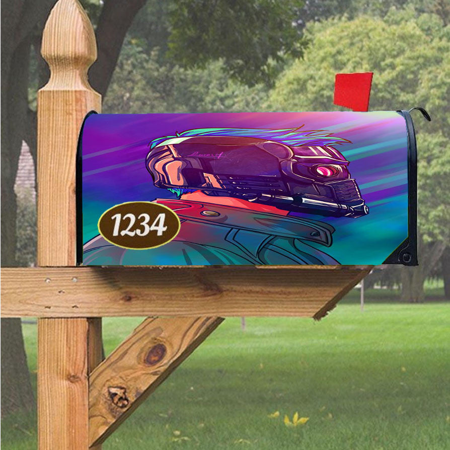 Star Lord Magnetic Mailbox Cover 18" X 21" Outdoor Decor