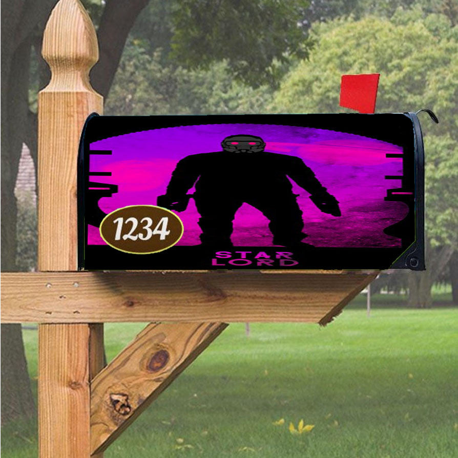 Star Lord 2 Magnetic Mailbox Cover 18" X 21" Outdoor Decor