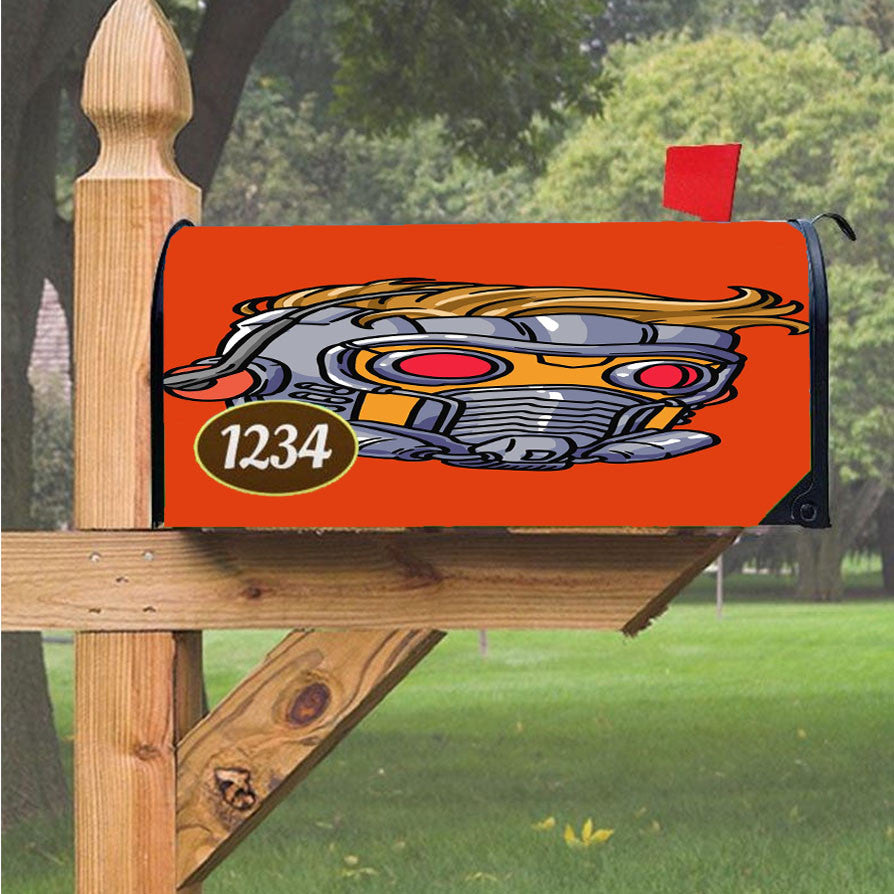 Star Lord Guardian Galaxy Magnetic Mailbox Cover 18" X 21" Outdoor Decor