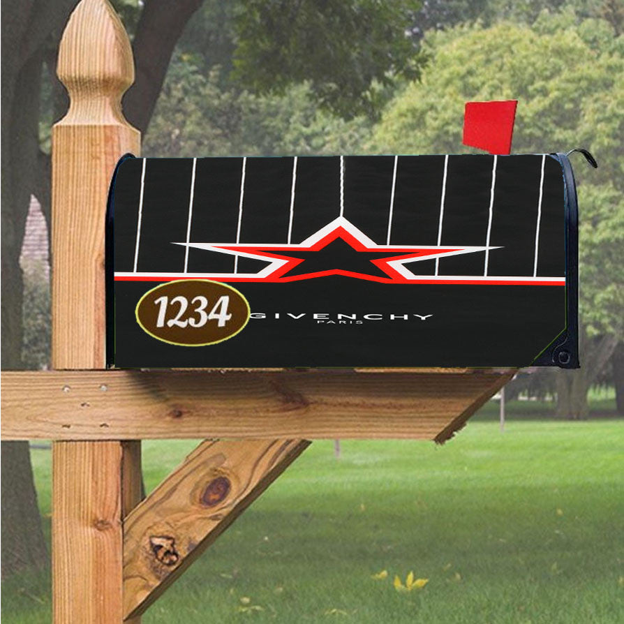 Star Wallet Givenchy Magnetic Mailbox Cover 18" X 21" Outdoor Decor