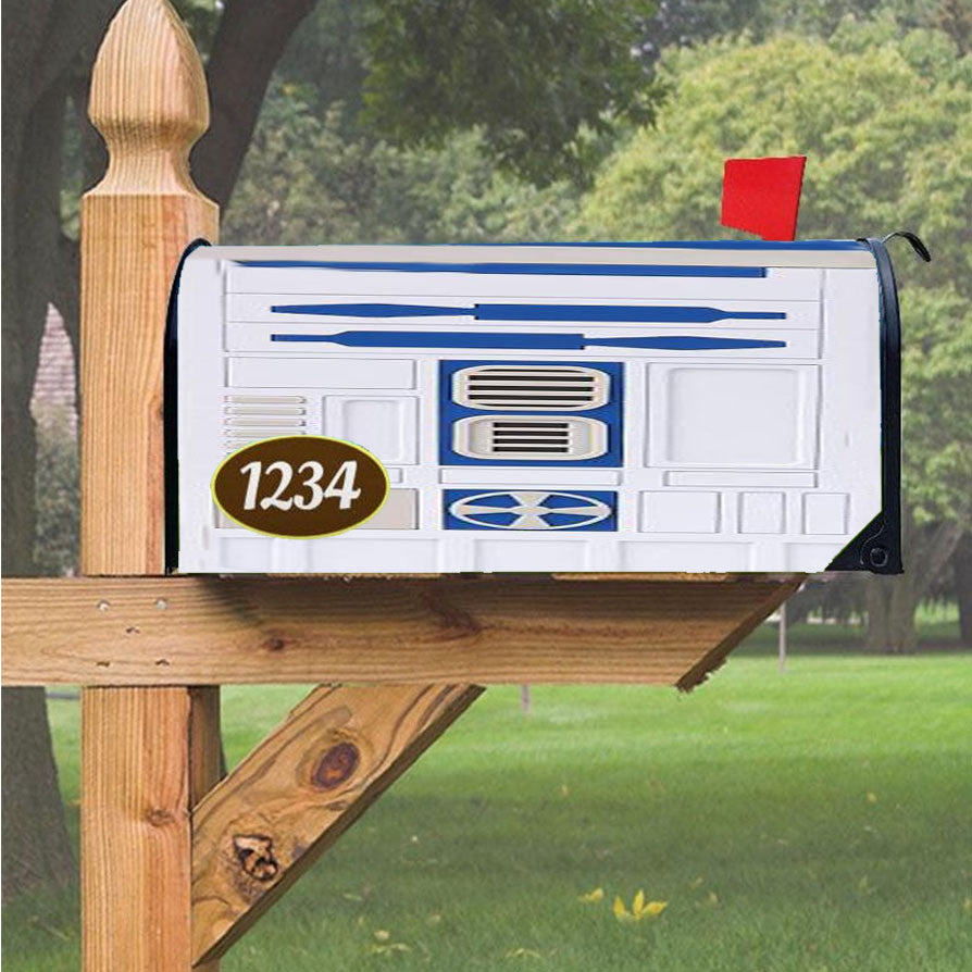 Star Wars R2D2 Magnetic Mailbox Cover 18" X 21" Outdoor Decor