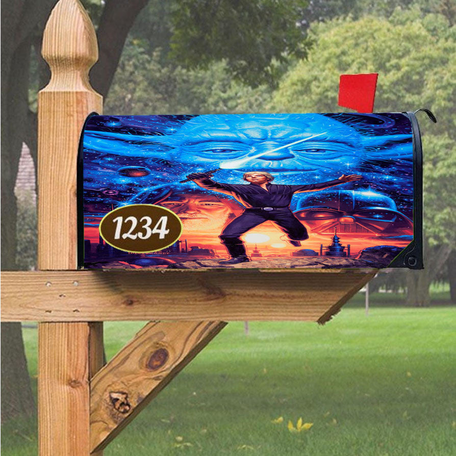 Star Wars Series 3 Art Magnetic Mailbox Cover 18" X 21" Outdoor Decor