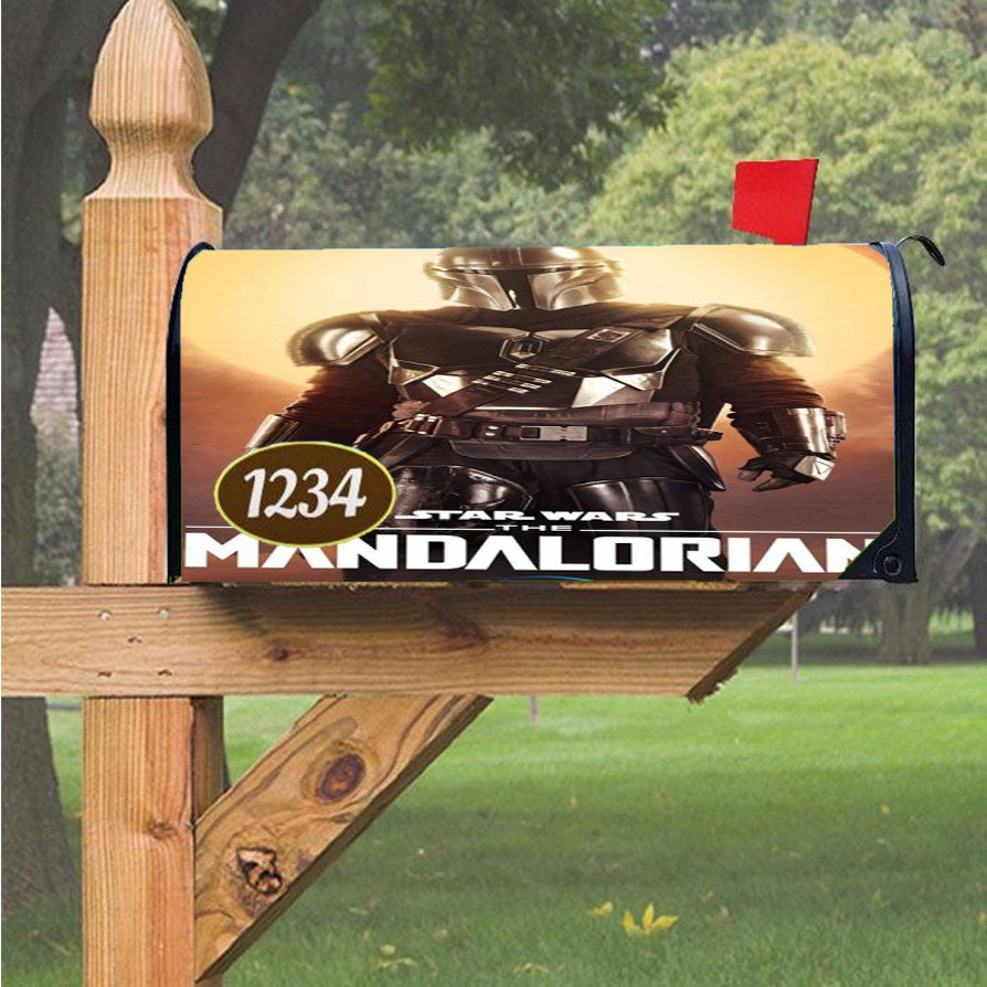 Star Wars The Mandalorian Magnetic Mailbox Cover 18" X 21" Outdoor Decor