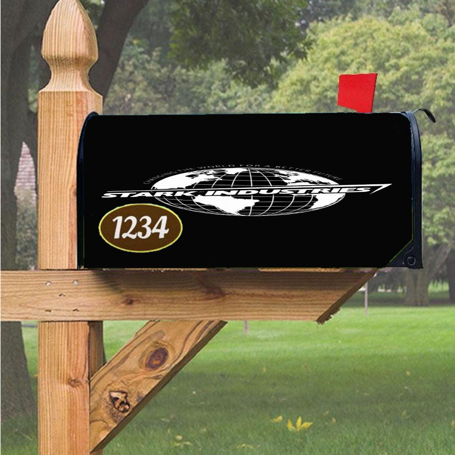 Stark Industries Iron Man Magnetic Mailbox Cover 18" X 21" Outdoor Decor