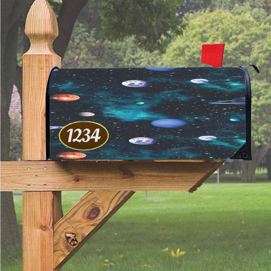 Starlight In The Galaxy Amazing Pattern Magnetic Mailbox Cover 18" X 21" Outdoor Decor