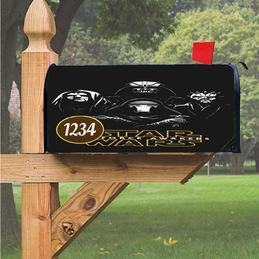 Start Wars Magnetic Mailbox Cover 18" X 21" Outdoor Decor