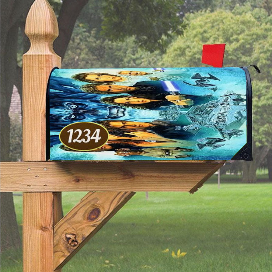 Start Wars Disney #1 Magnetic Mailbox Cover 18" X 21" Outdoor Decor