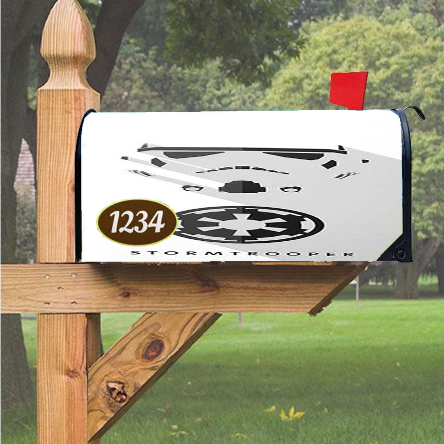 Stormtrooper Magnetic Mailbox Cover 18" X 21" Outdoor Decor